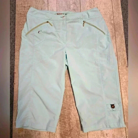 jamie sadock Pants - JAMIE SADOCK GREENISH-BLUE ATHLETIC SHORTS. SIZE 4.